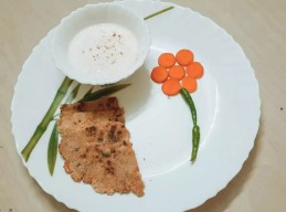 Oats carrot paratha recipe